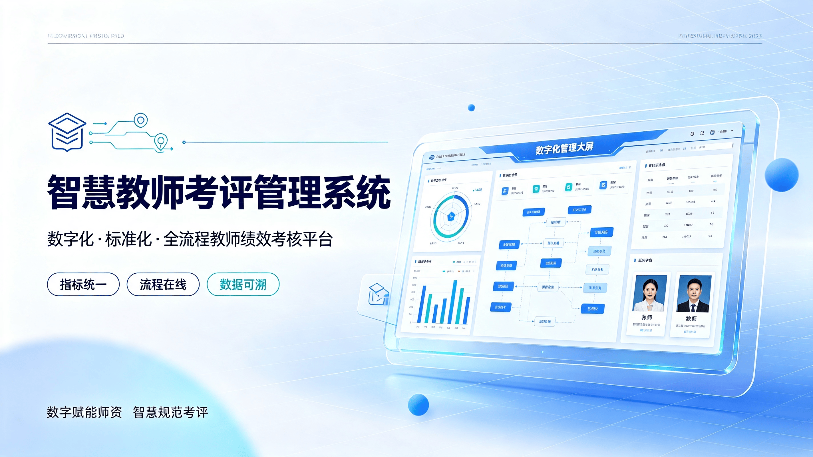 数字赋能师资 智慧规范考评 —— 教师考评管理系统